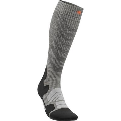 Wandersocken Outdoor Merino Compression Socks Damen stone grey