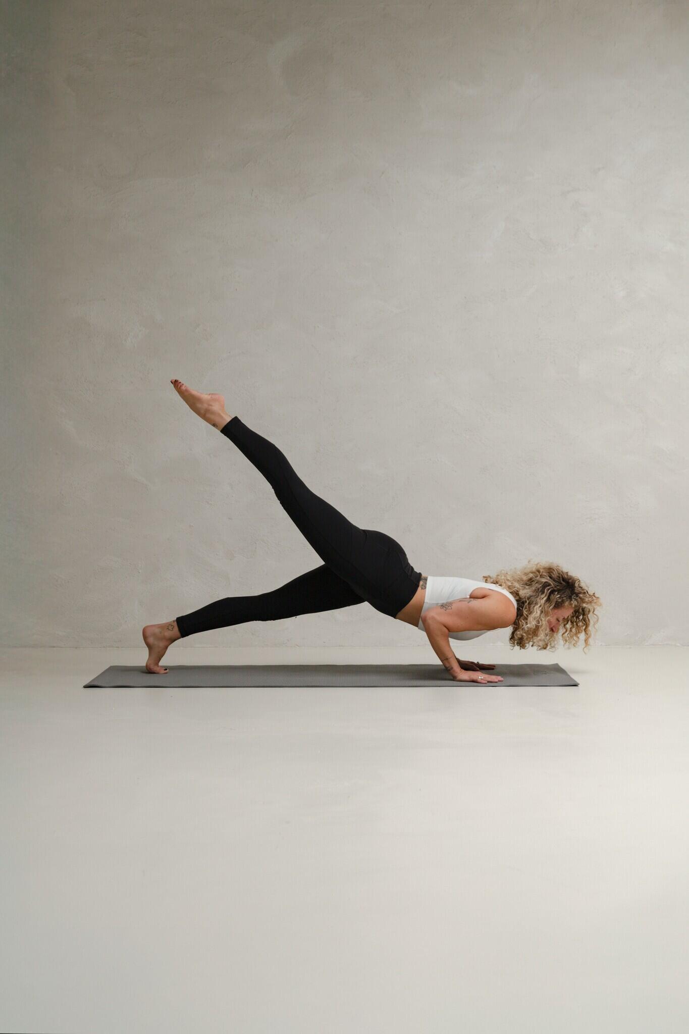 Lotus Yogamat sticky extra dik grijs 3/5