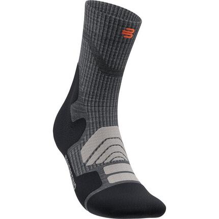 Wander-Socken Outdoor Merino Mid Cut Socks Men lava grey
