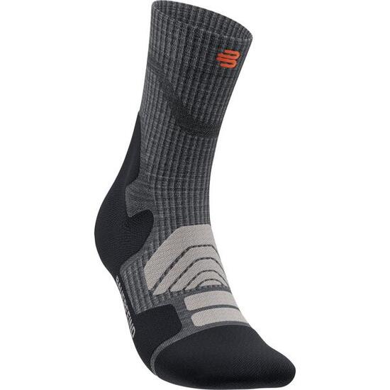 Wander-Socken Outdoor Merino Mid Cut Socks Men lava grey