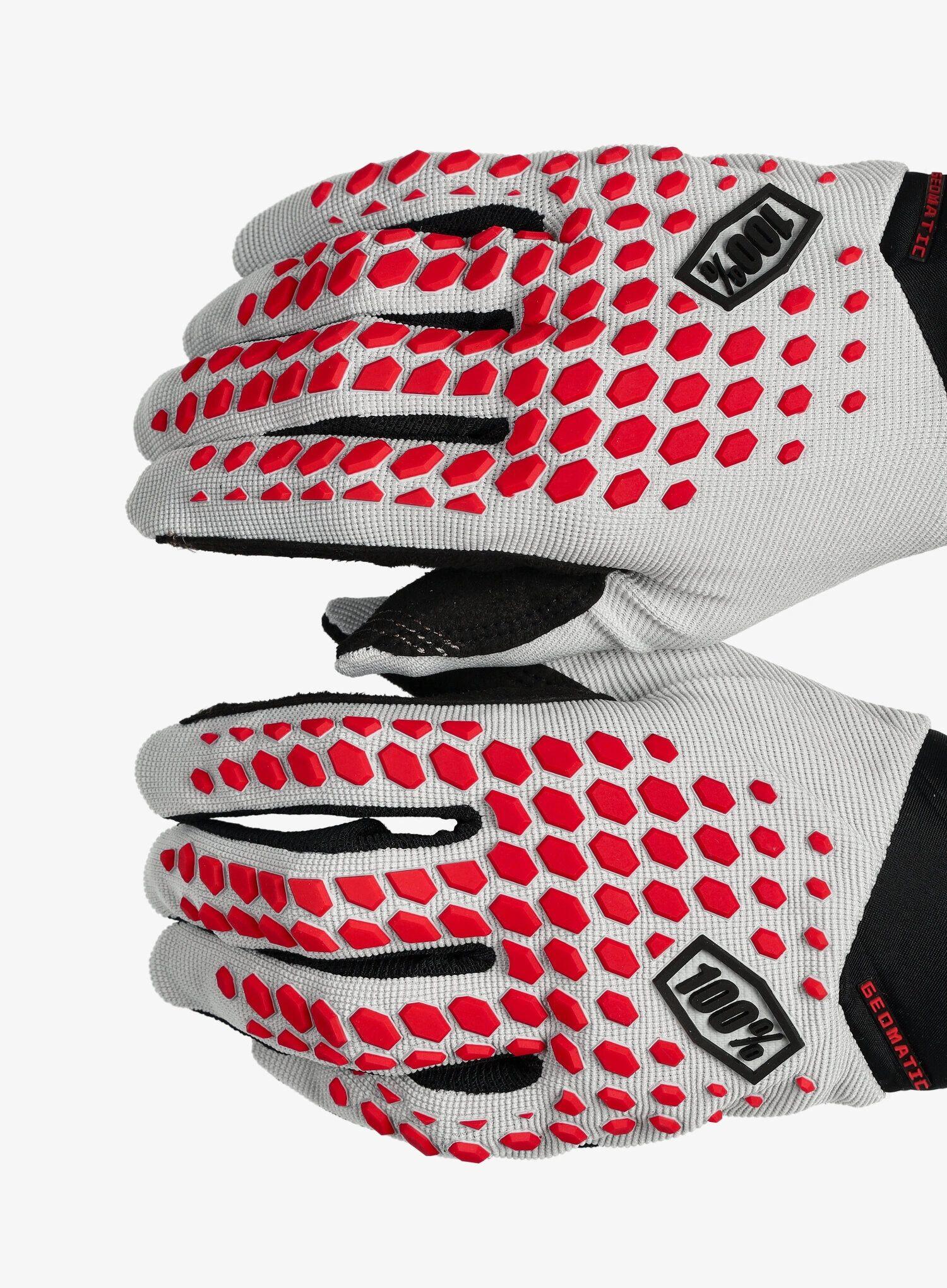 Gants GEOMATIC SP22 Grey/Racer Red 7/7