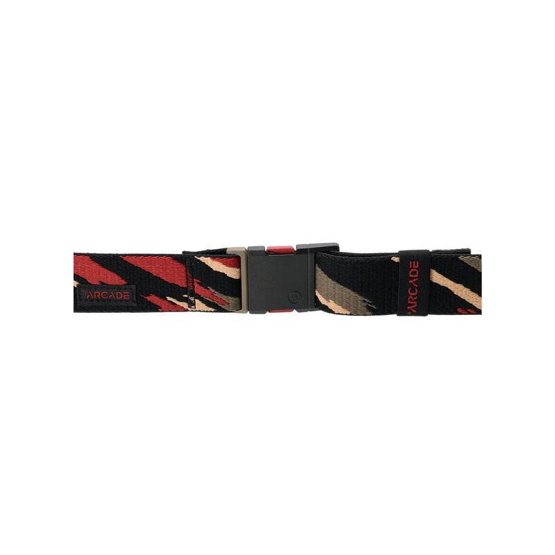 Pasek do spodni Arcade Brushstroke Slim - black/burnt