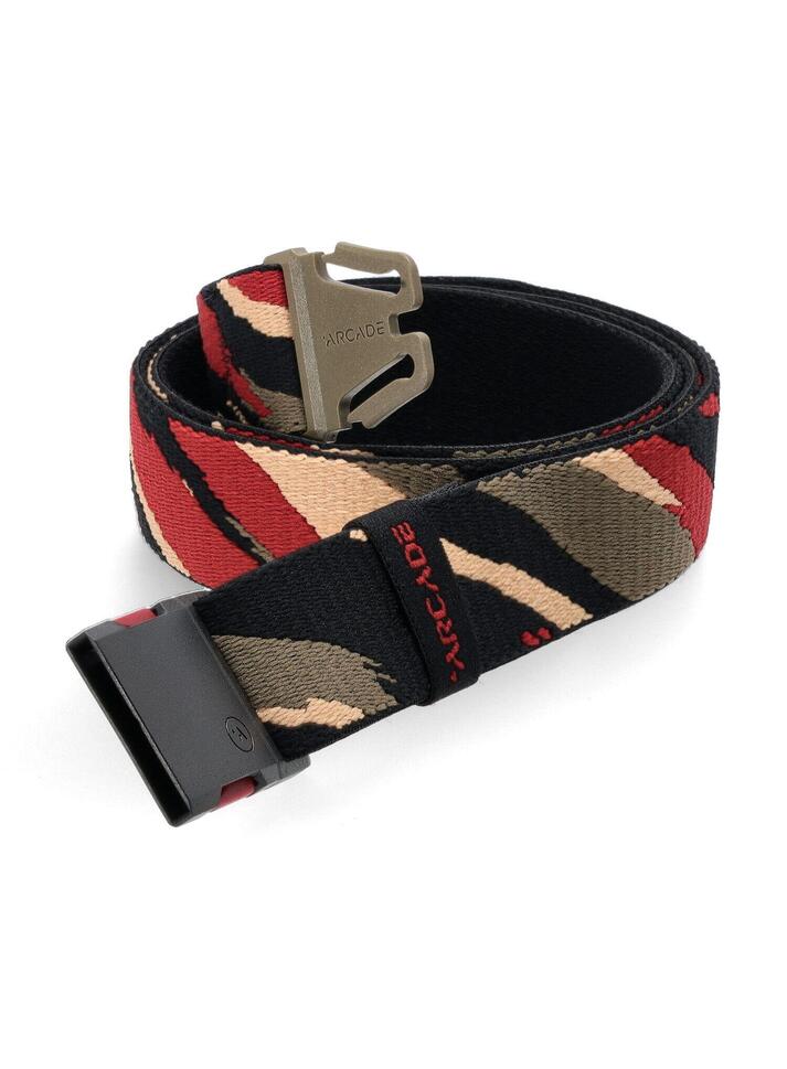 Pasek do spodni Arcade Brushstroke Slim - black/burnt