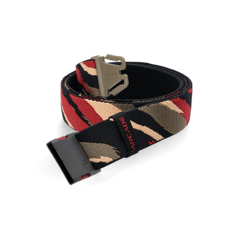 Pasek do spodni Arcade Brushstroke Slim - black/burnt