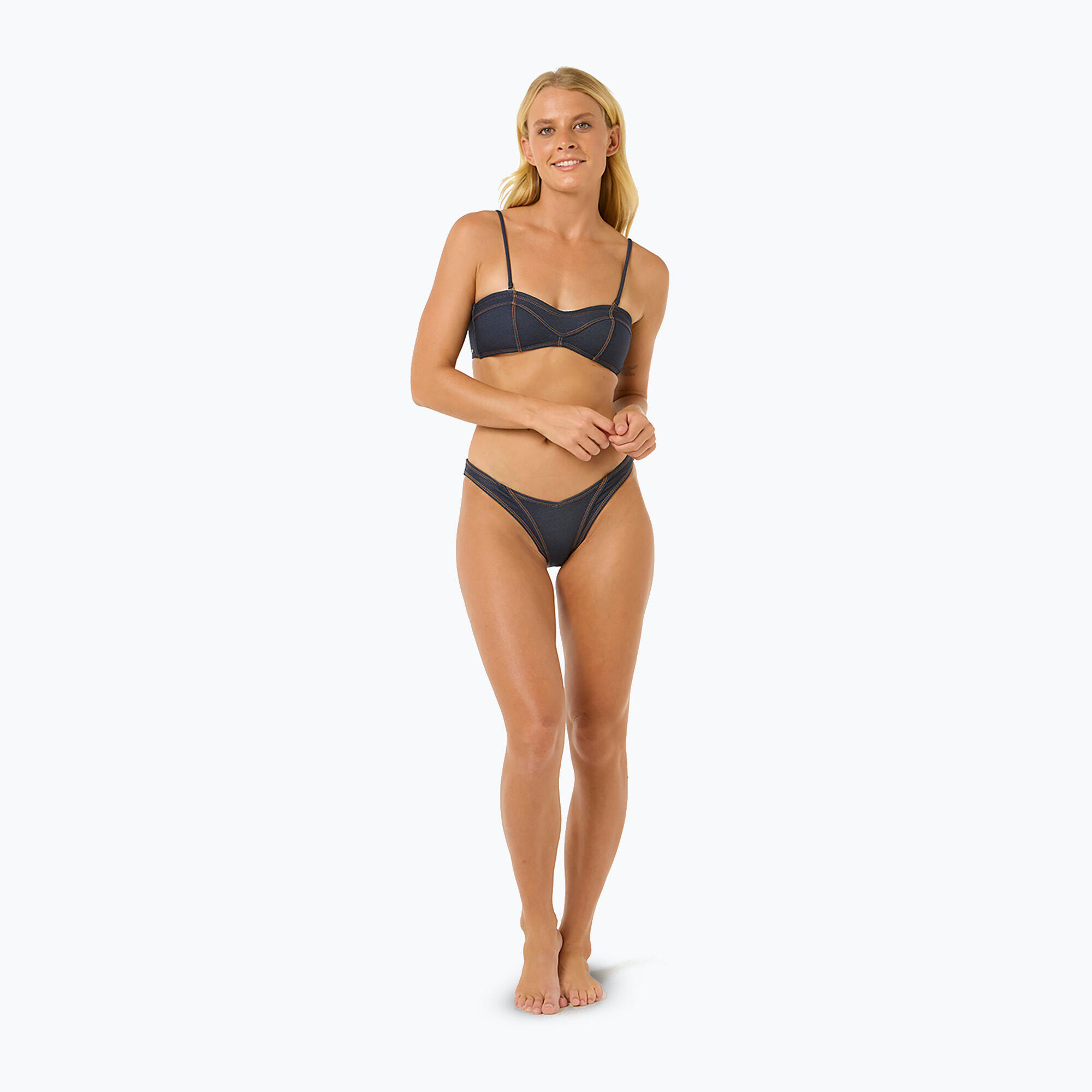 Góra od stroju kąpielowego Rip Curl Dalias Denim Bandeau 2/4