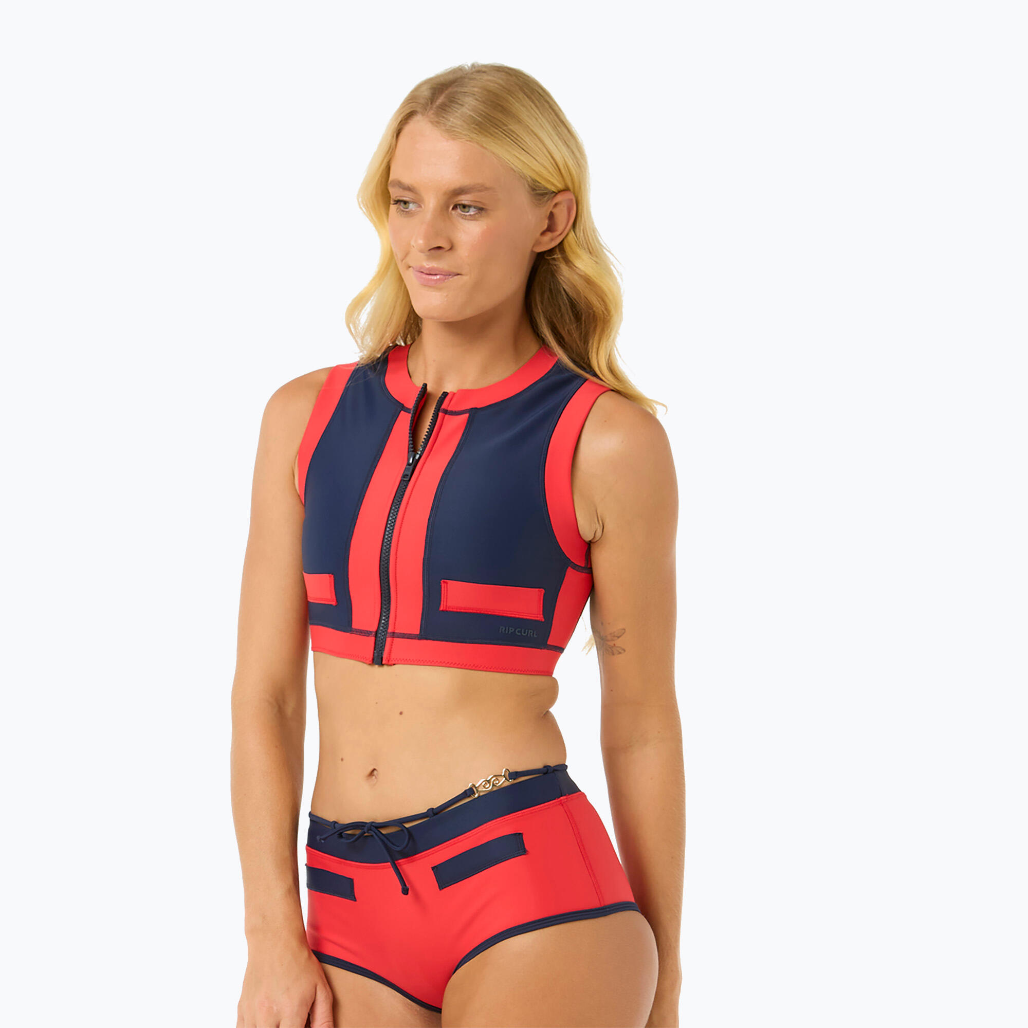 Góra od stroju kąpielowego Rip Curl Coco Short Sleeve Vest 4/5
