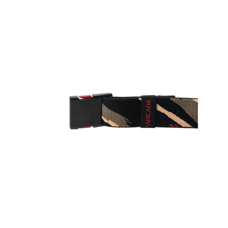 Pasek do spodni Arcade Brushstroke Slim - black/burnt
