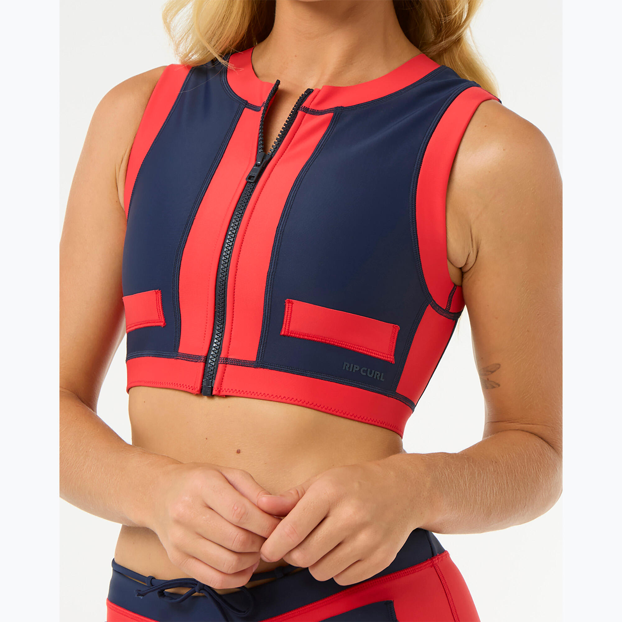 Góra od stroju kąpielowego Rip Curl Coco Short Sleeve Vest 5/5