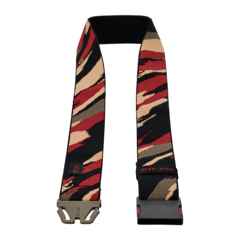 Pasek do spodni Arcade Brushstroke Slim - black/burnt