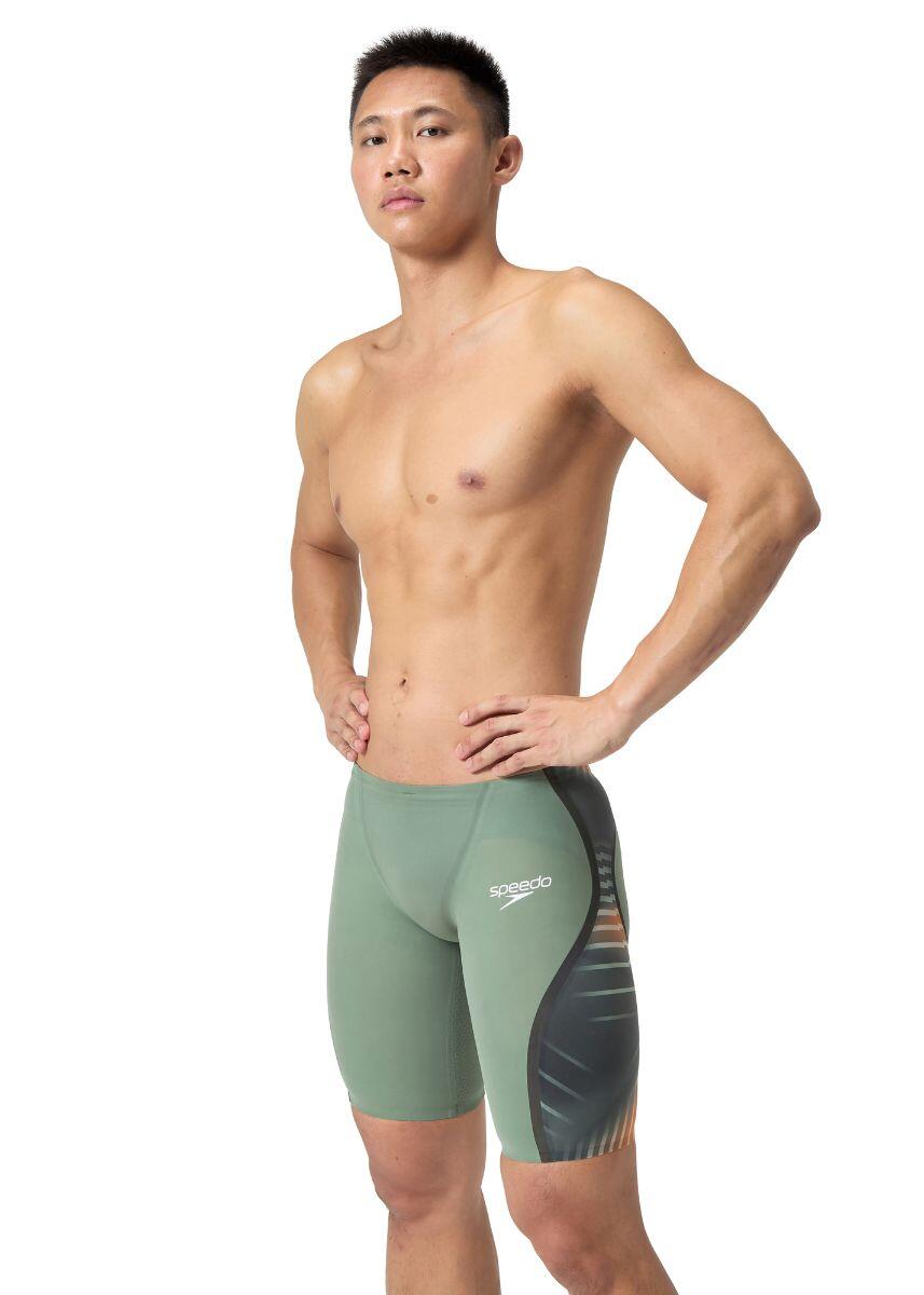 Speedo Fastskin LZR Pure Intent 2.0 Jammer - Verde / Arancione - Taglia 30 5/6