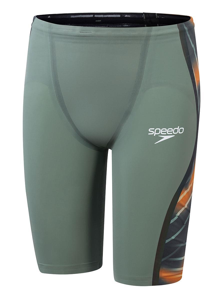 Speedo Fastskin LZR Pure Intent 2.0 Jammer - Verde / Arancione - Taglia 30 1/6