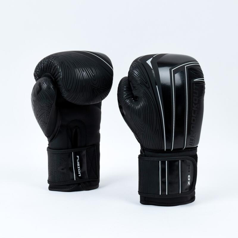 Manusi Box Knockout Fusion 14 oz / Negru/Auriu