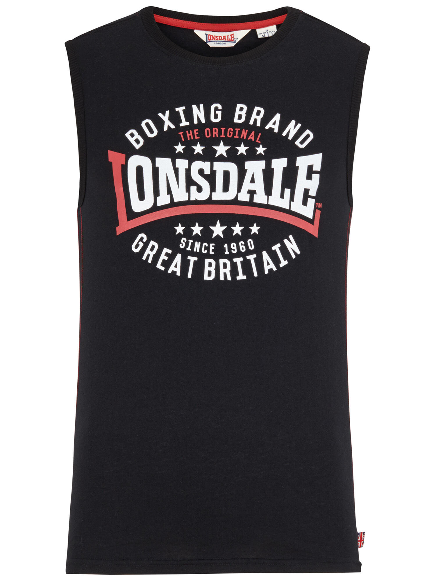 LONSDALE Heren mouwloos T-shirt slim fit ST.AGNES 2/5