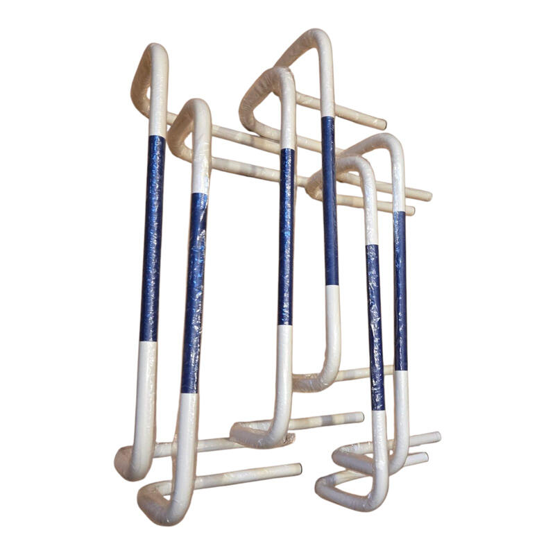Set 6 obstacole, gardulete antrenament Sportek 30 cm cu geanta transport