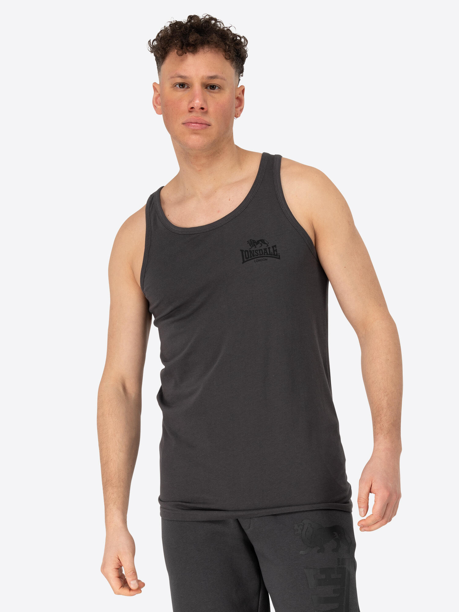 LONSDALE LONSDALE Heren singlet slim fit DOLTON