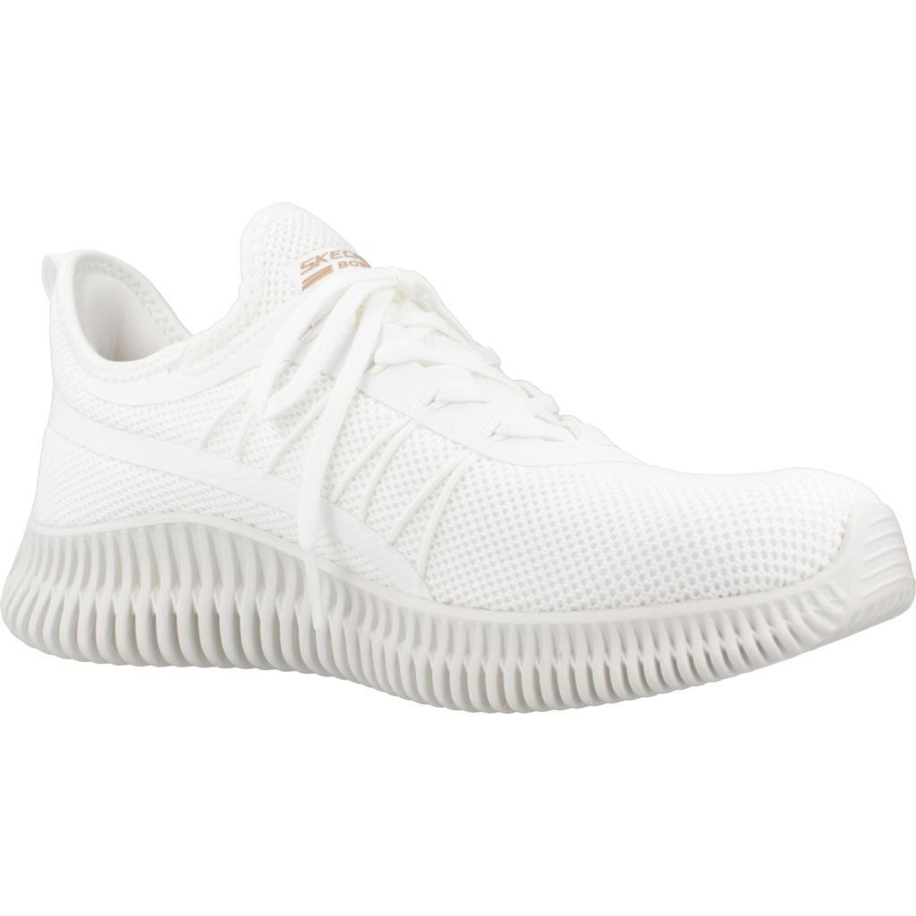 Baskets Skechers Modèle Bobs Geo-new Aesthetics Slip-ins Couleur Blanc 5/5