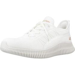 Baskets Skechers Modèle Bobs Geo-new Aesthetics Slip-ins Couleur Blanc