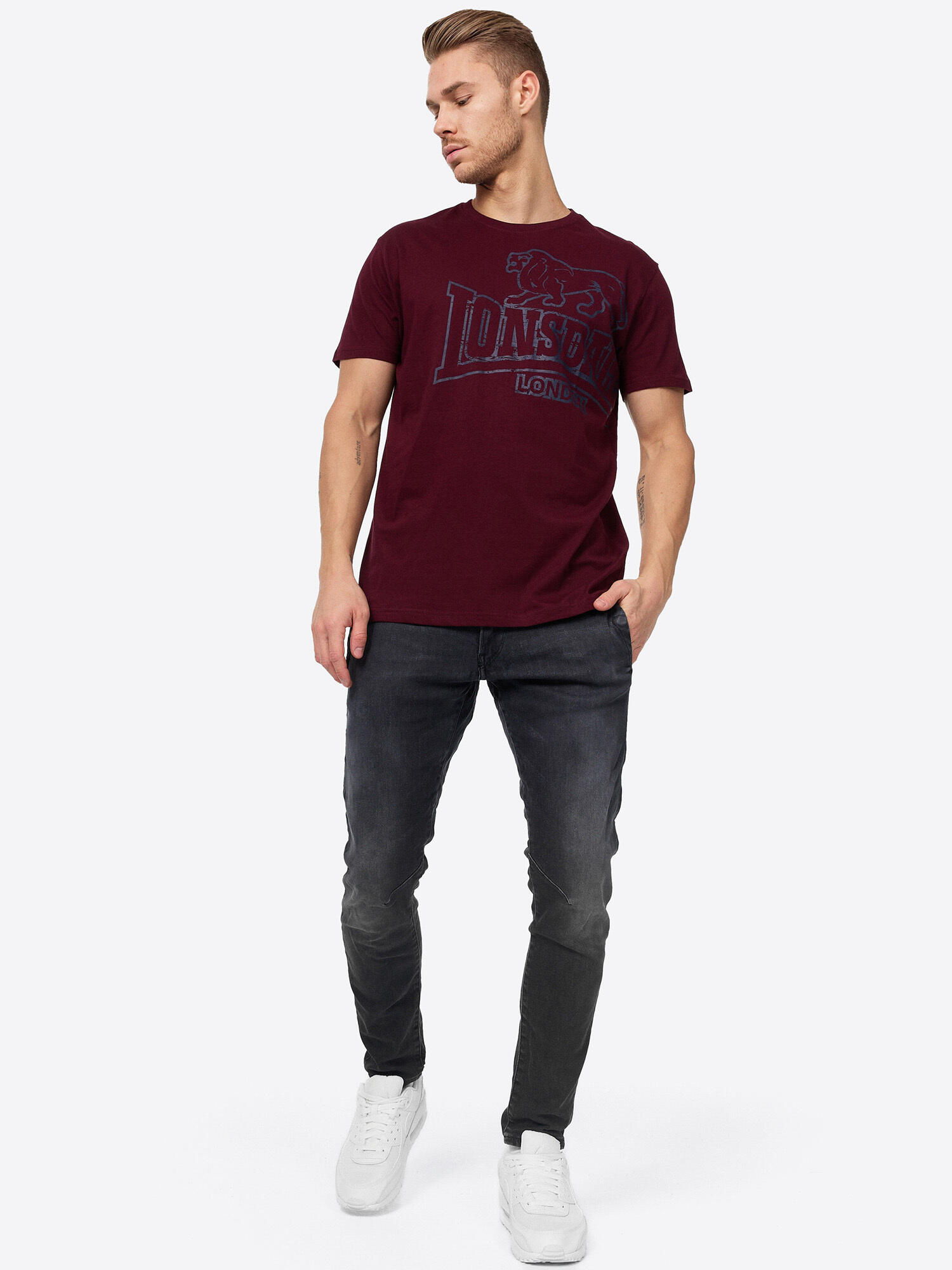 T-shirt Lonsdale Langsett 3/5
