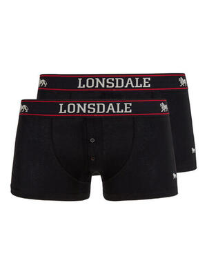 Intimo e boxer uomo per Uomo Lonsdale Oakworth Nero