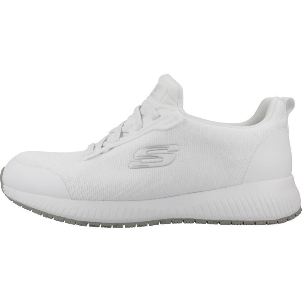 Obuwie Sportowe Damskie Skechers Work: Squad SR Biały