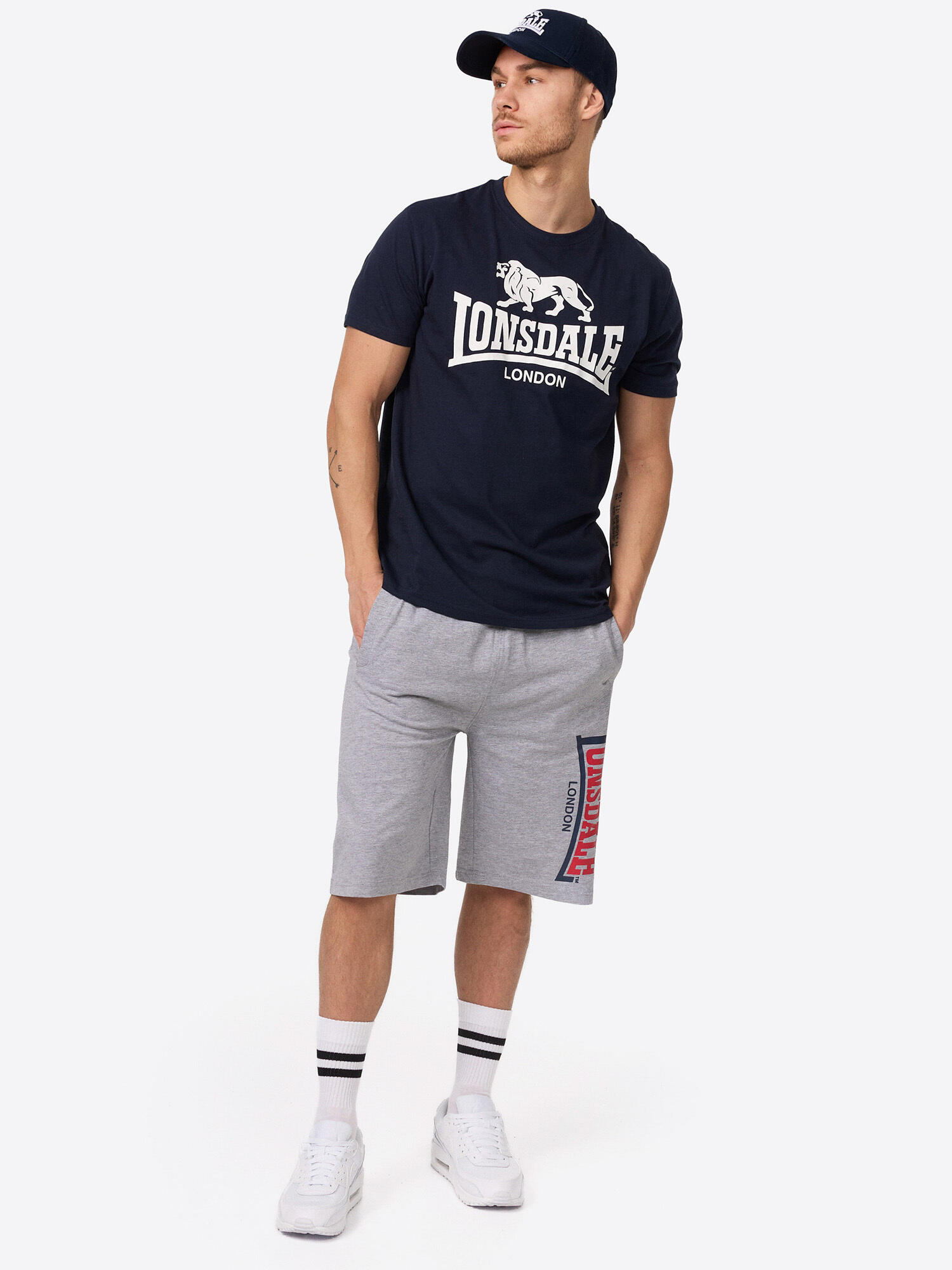 LONSDALE Herren T-Shirt normale Passform LOGO 3/5