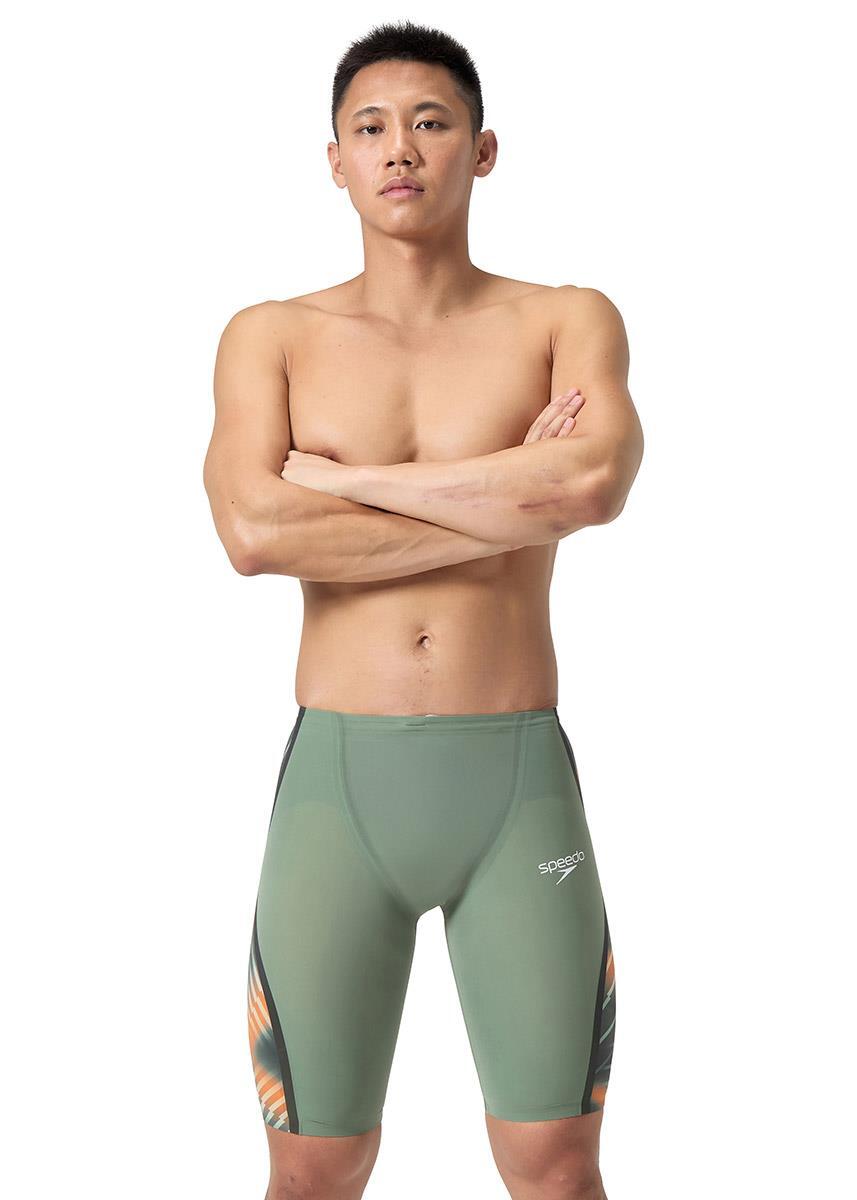 Speedo Fastskin LZR Pure Intent 2.0 Jammer de cintura subida - Verde / Laranja 5/6