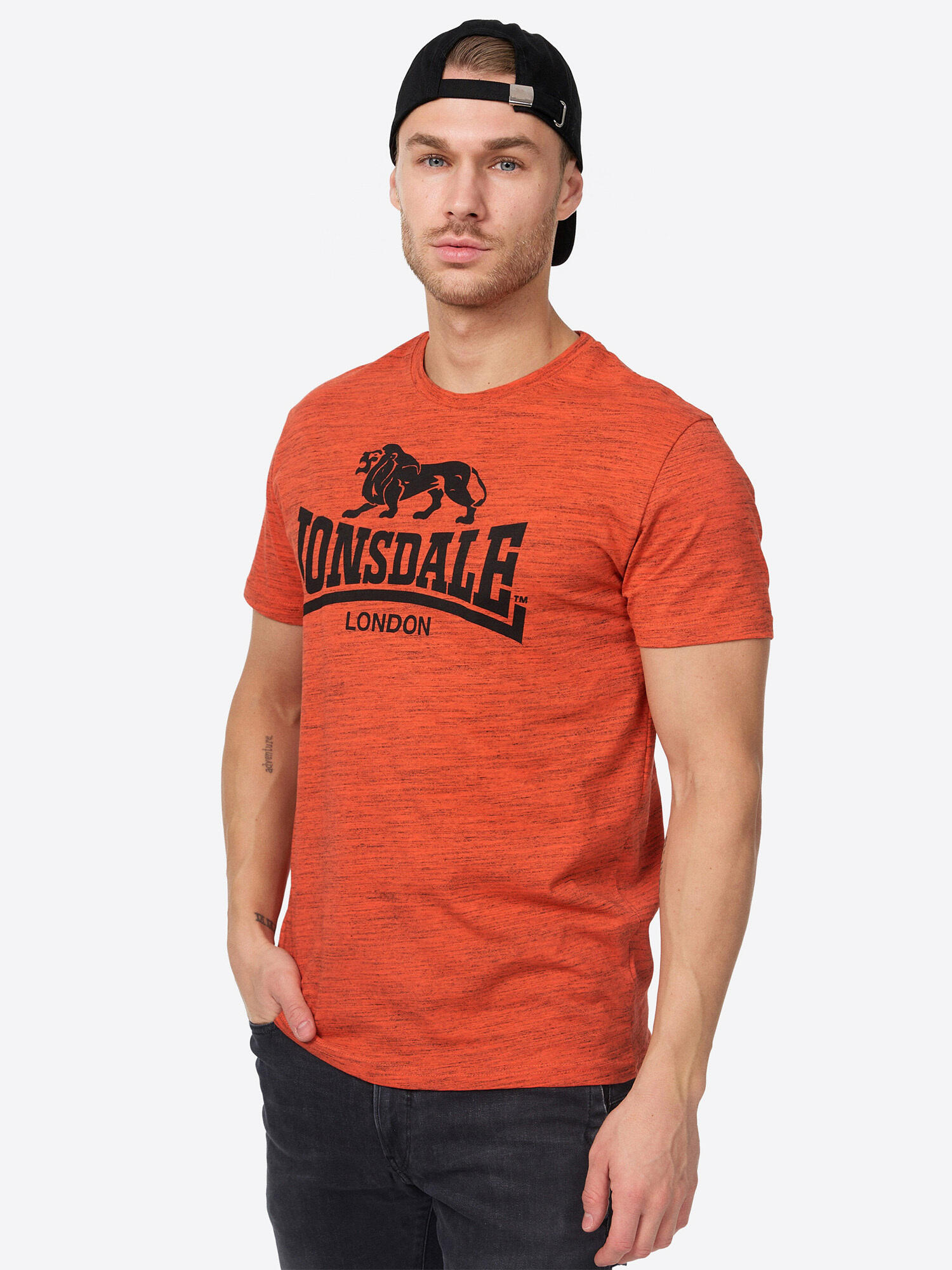 LONSDALE T-shirt pour homme Lonsdale gargrave Orange