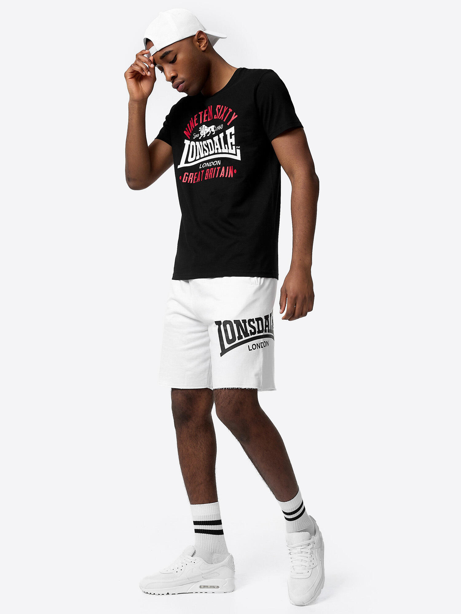 Maillot pour homme Lonsdale Kilchoan noir 3/5