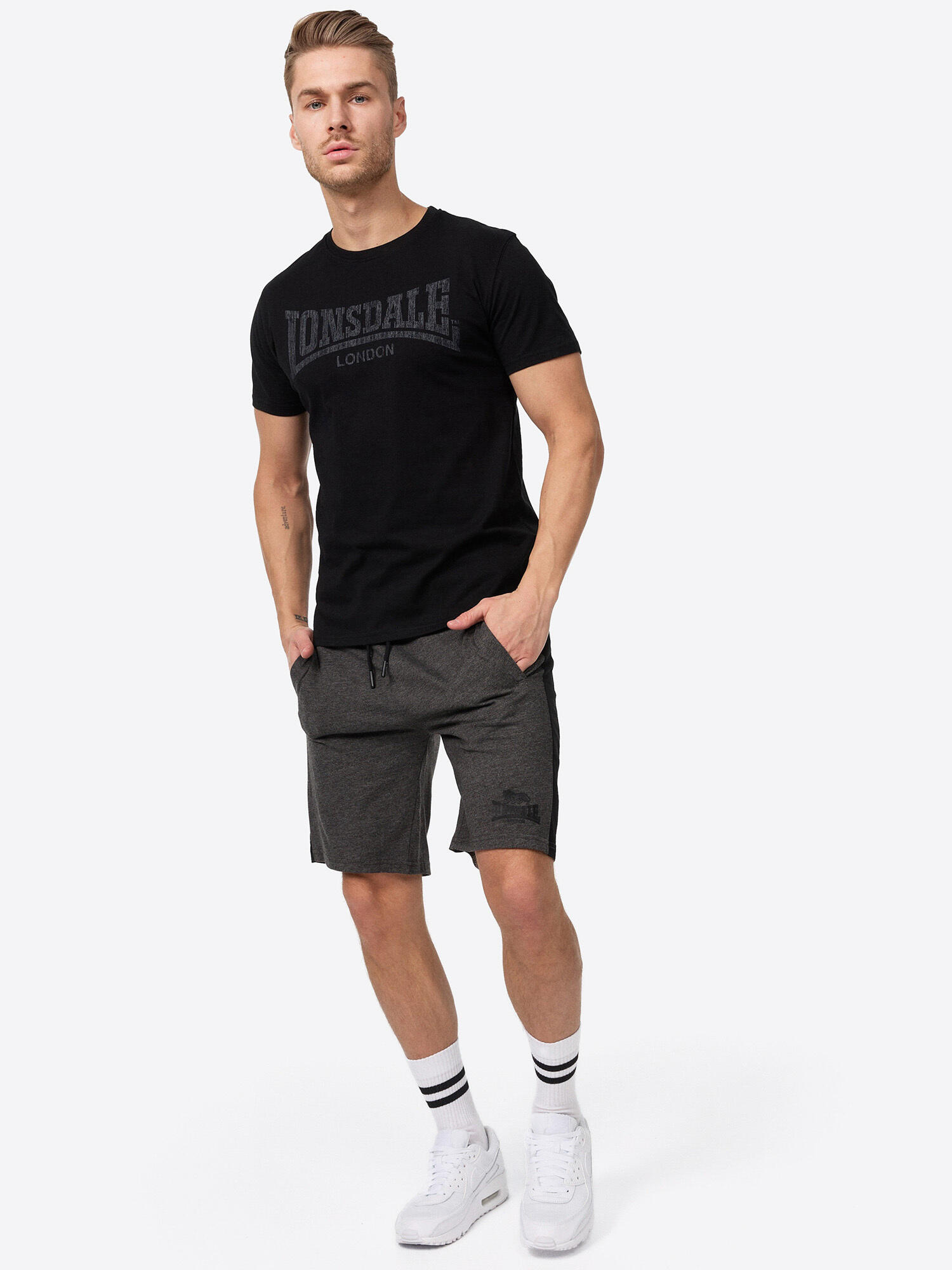 LONSDALE Heren-T-shirt normale pasvorm LOGO KAI 3/5