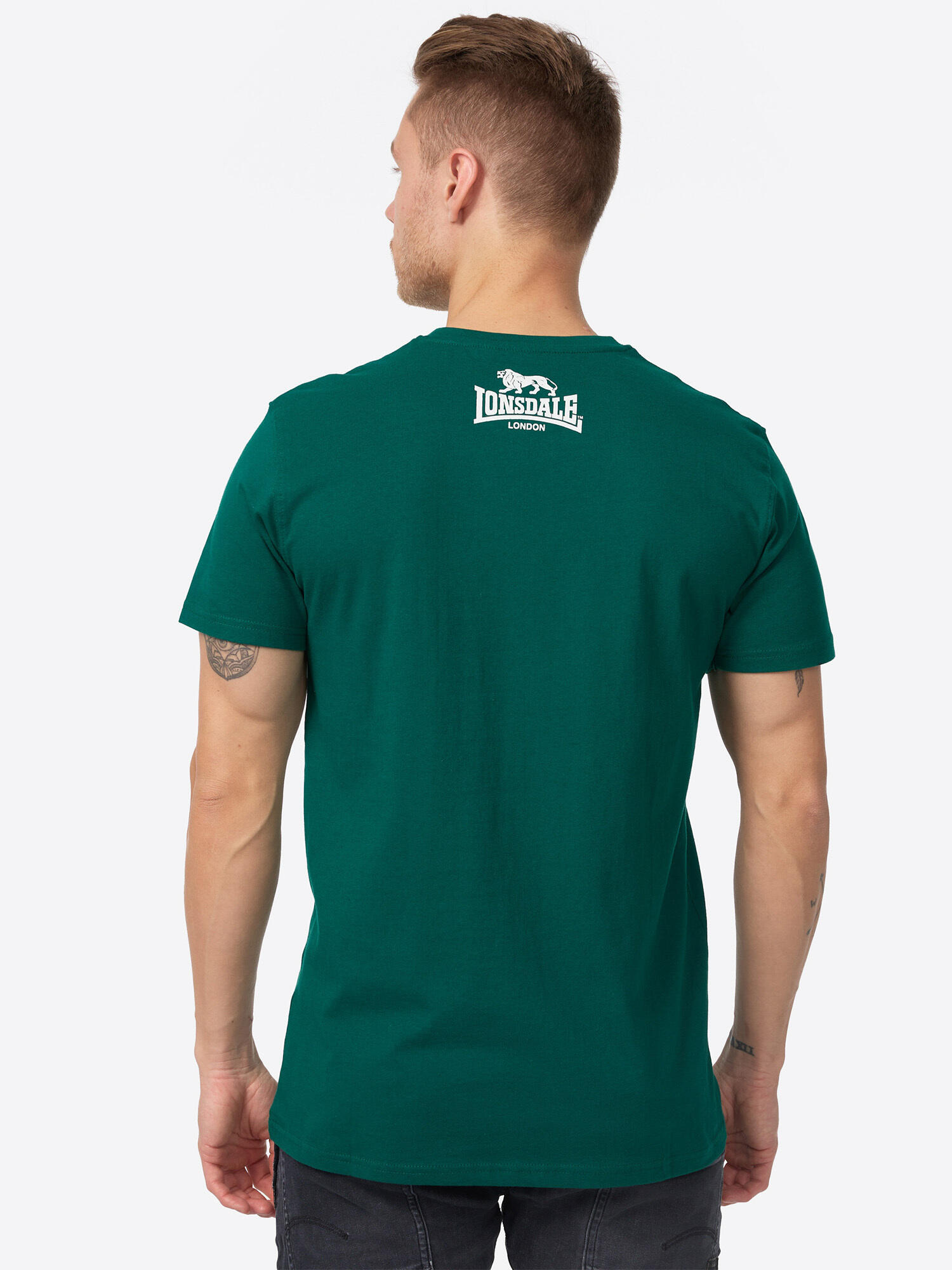 LONSDALE Herren T-Shirt normale Passform LOGO 4/5