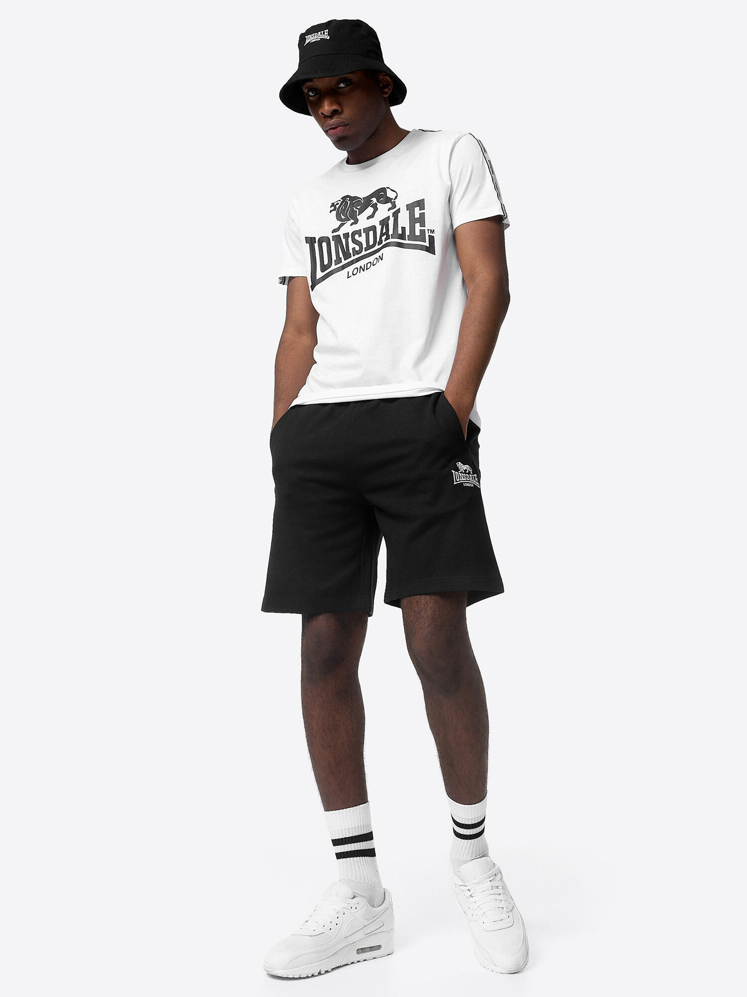 LONSDALE Heren-T-shirt normale pasvorm SHEVIOCK 3/5