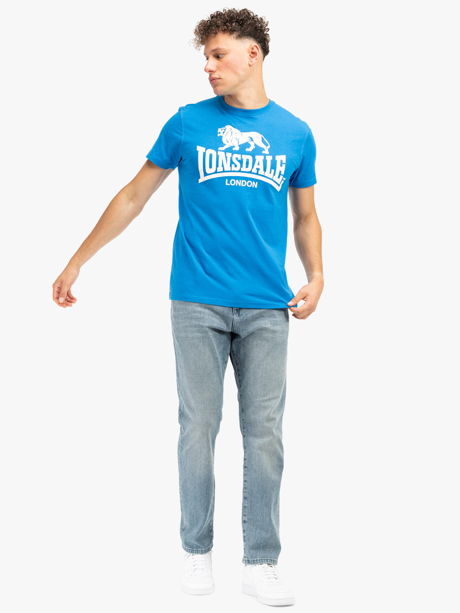 LONSDALE Herren T-Shirt normale Passform LOGO 3/6