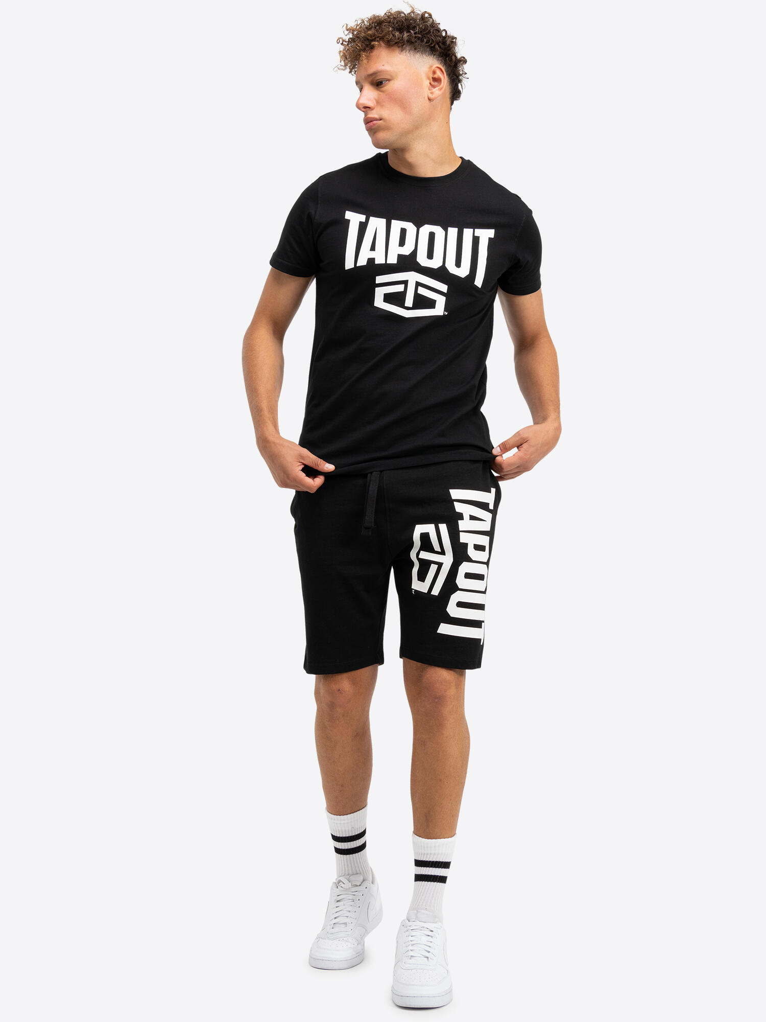 TAPOUT Heren-T-shirt normale pasvorm ACTIVE BASIC TEE 3/6