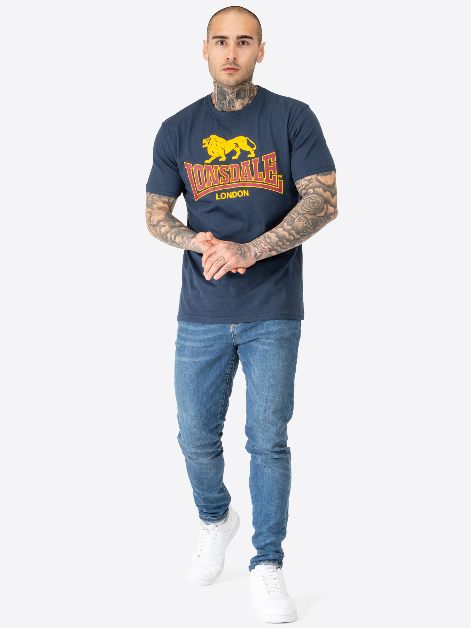 LONSDALE Heren-T-shirt normale pasvorm TAVERHAM 3/5