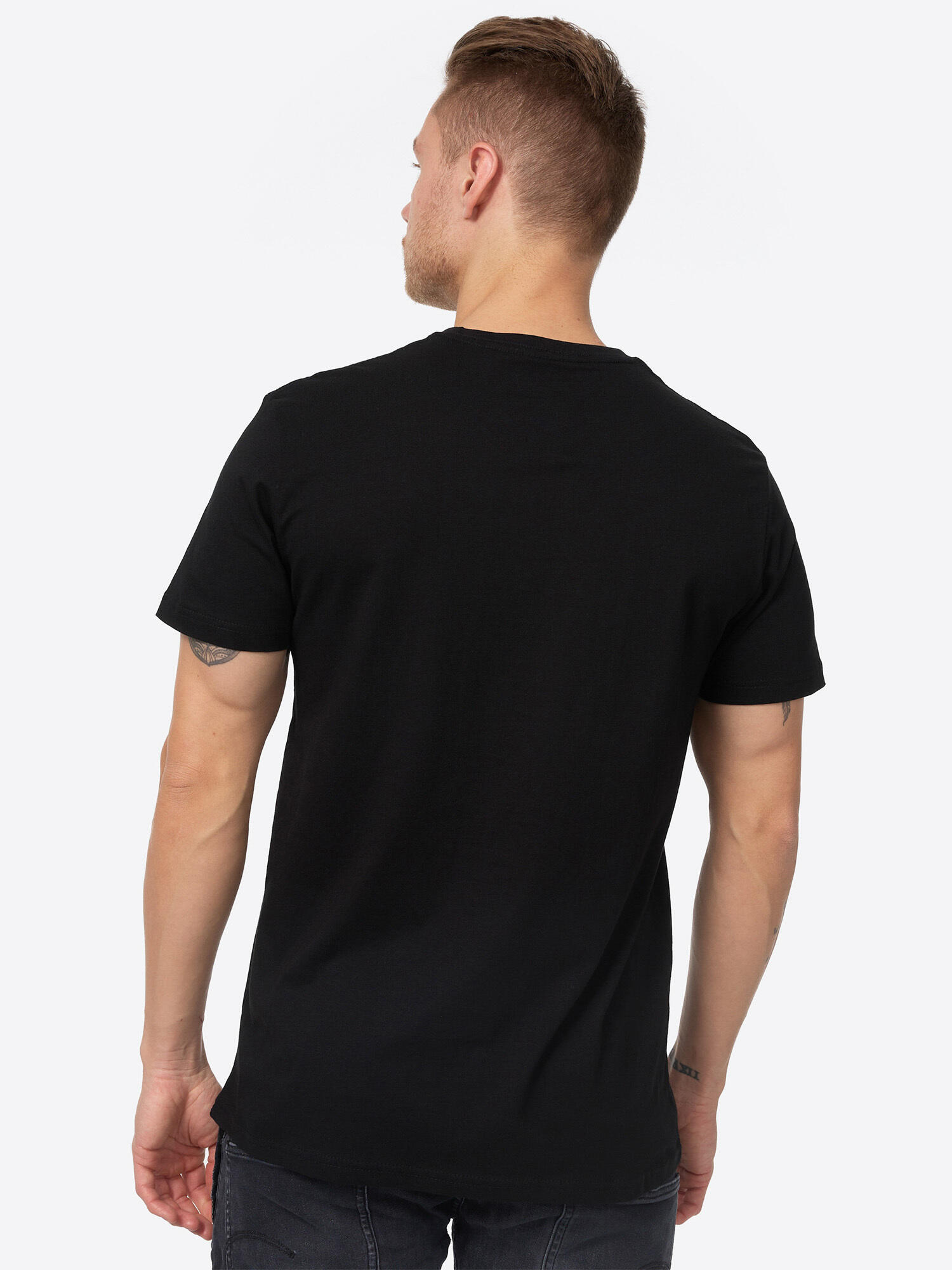Camiseta para Homem Lonsdale Langsett Preto 4/5