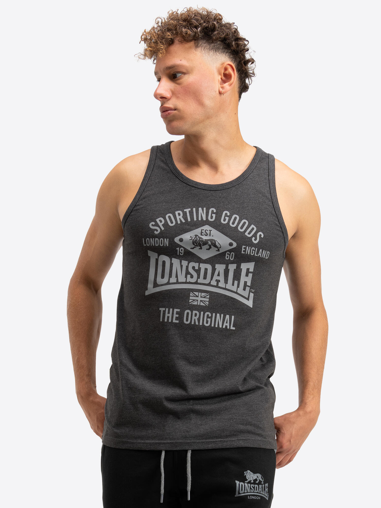 LONSDALE Heren singlet regular fit PILTON 1/7