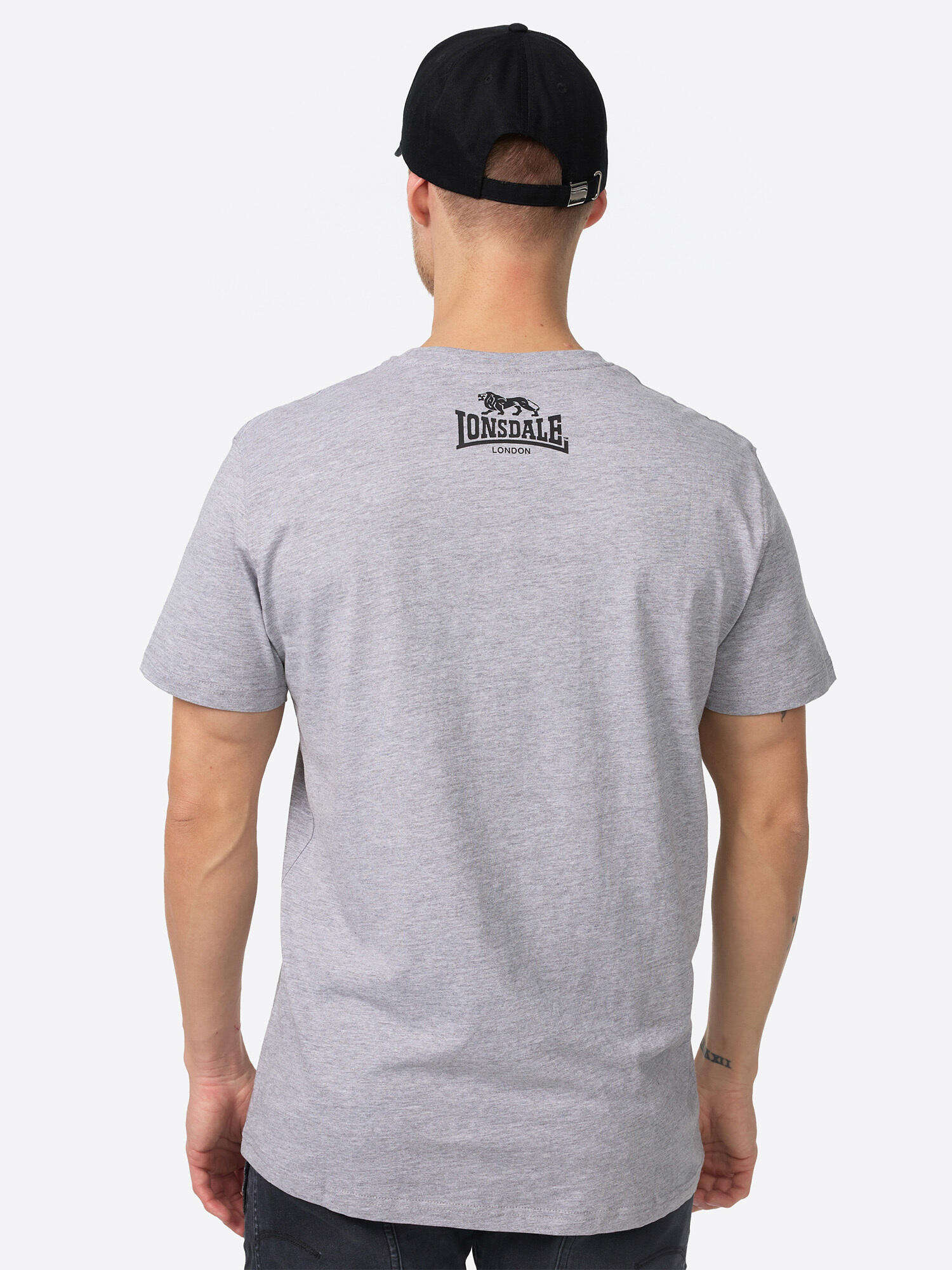 LONSDALE Herren T-Shirt normale Passform LOGO 4/5
