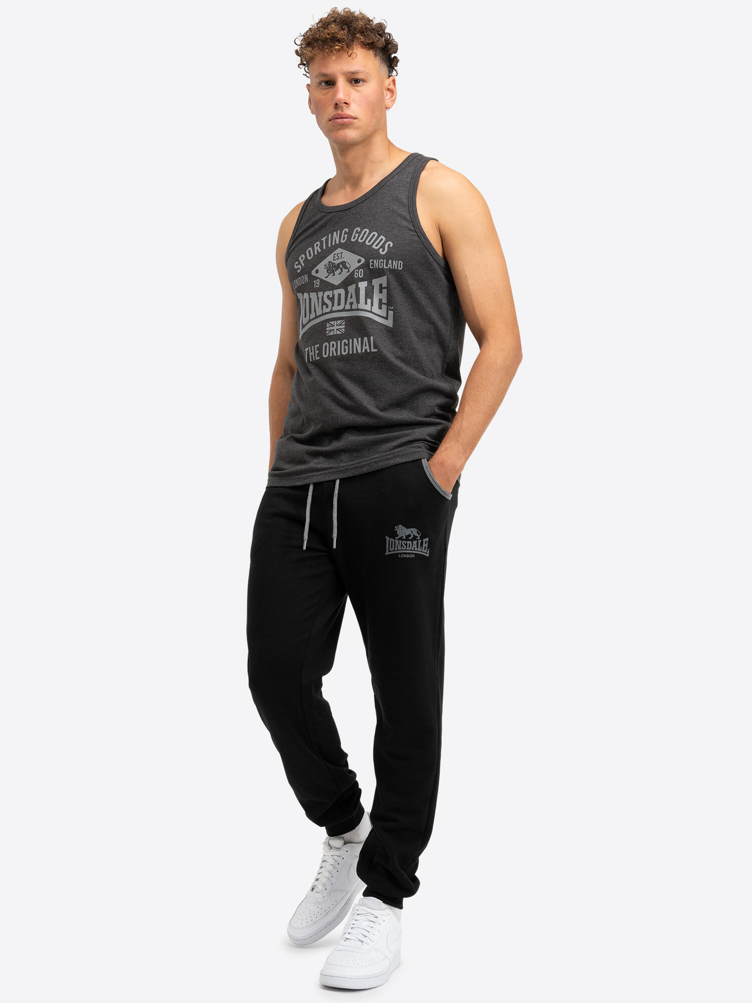 LONSDALE Heren singlet regular fit PILTON 3/7