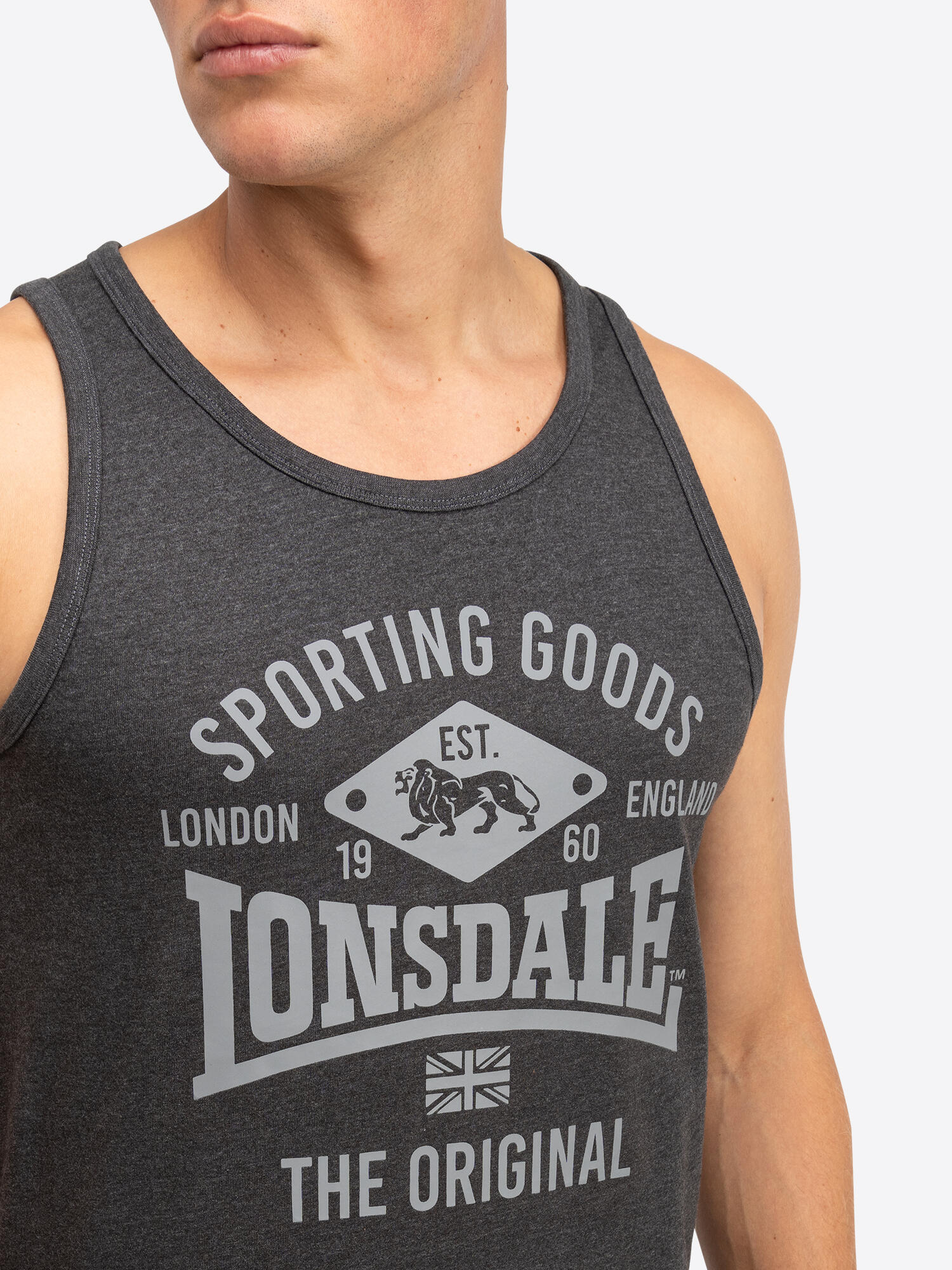 LONSDALE Heren singlet regular fit PILTON 6/7