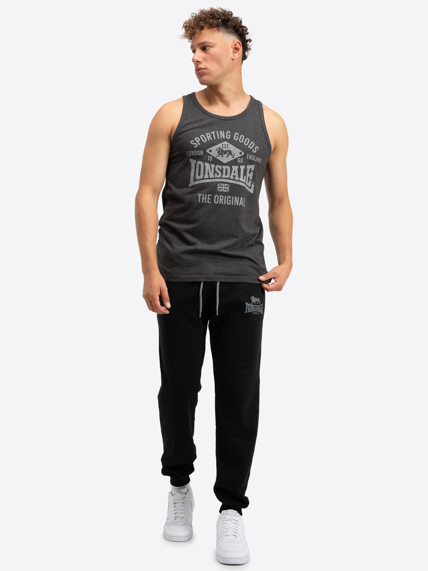 LONSDALE Heren singlet regular fit PILTON 4/7