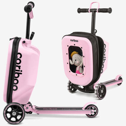 Trottinette à trois roues avec valise Cariboo iTravel (menthe) -4976