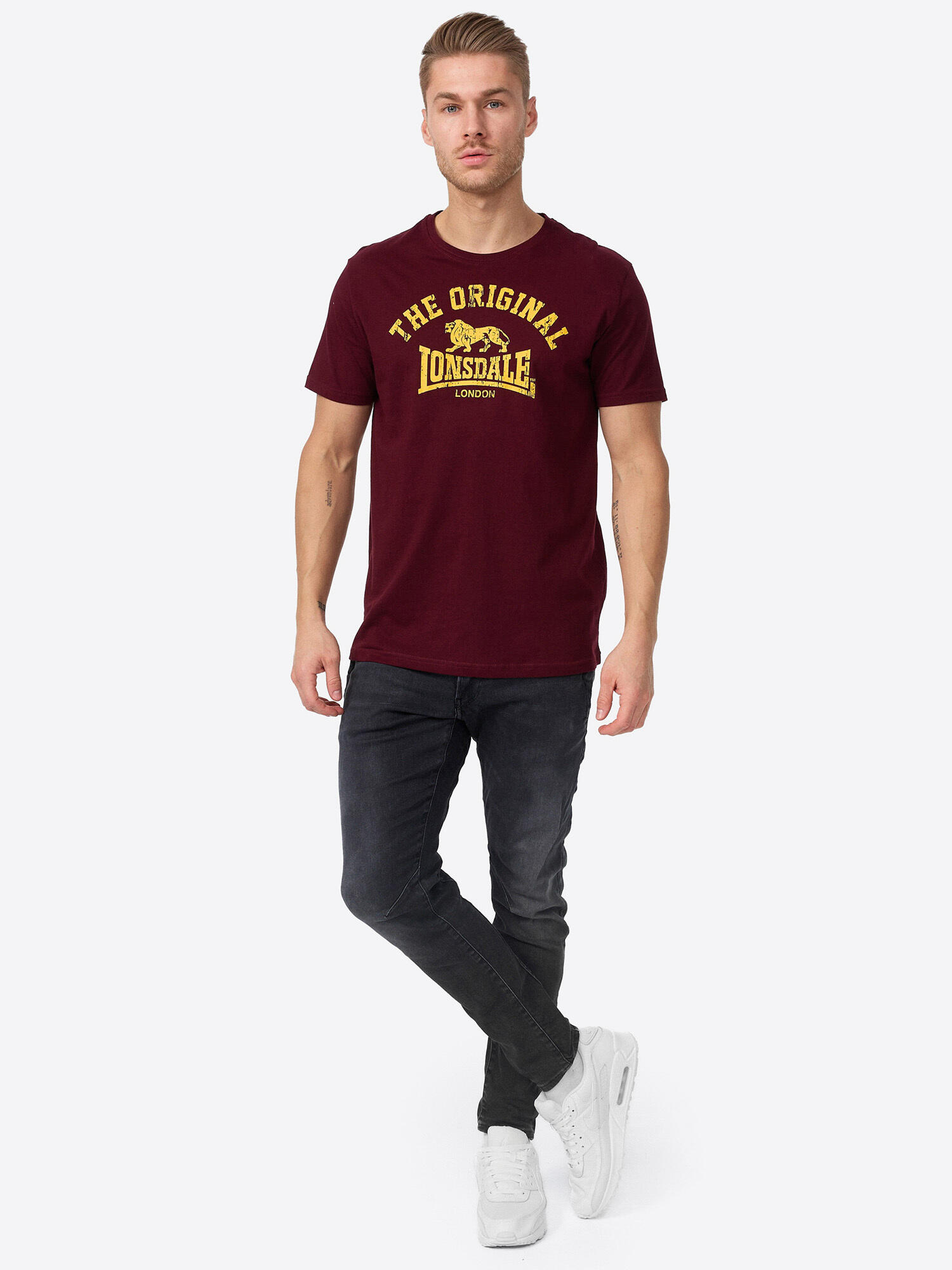 LONSDALE Heren-T-shirt normale pasvorm ORIGINAL 3/7