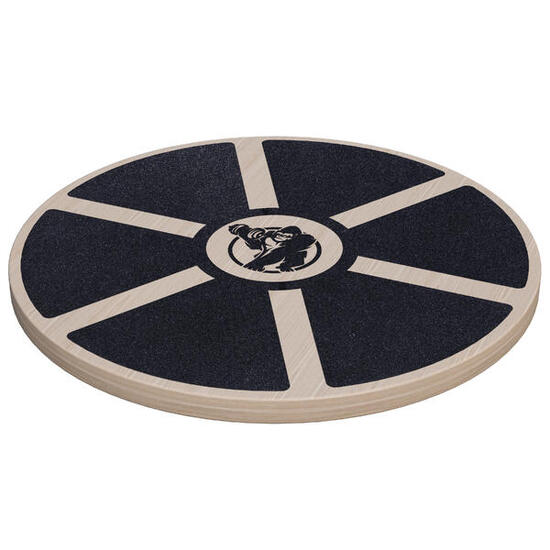 Balance Board -  40cm, bis 110-180kg, Holz Wackelbrett, Therapiekreisel