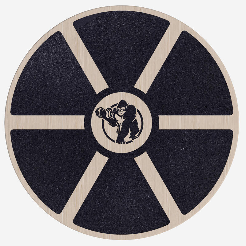 Placa de echilibru din lemn, Gorilla Sports®