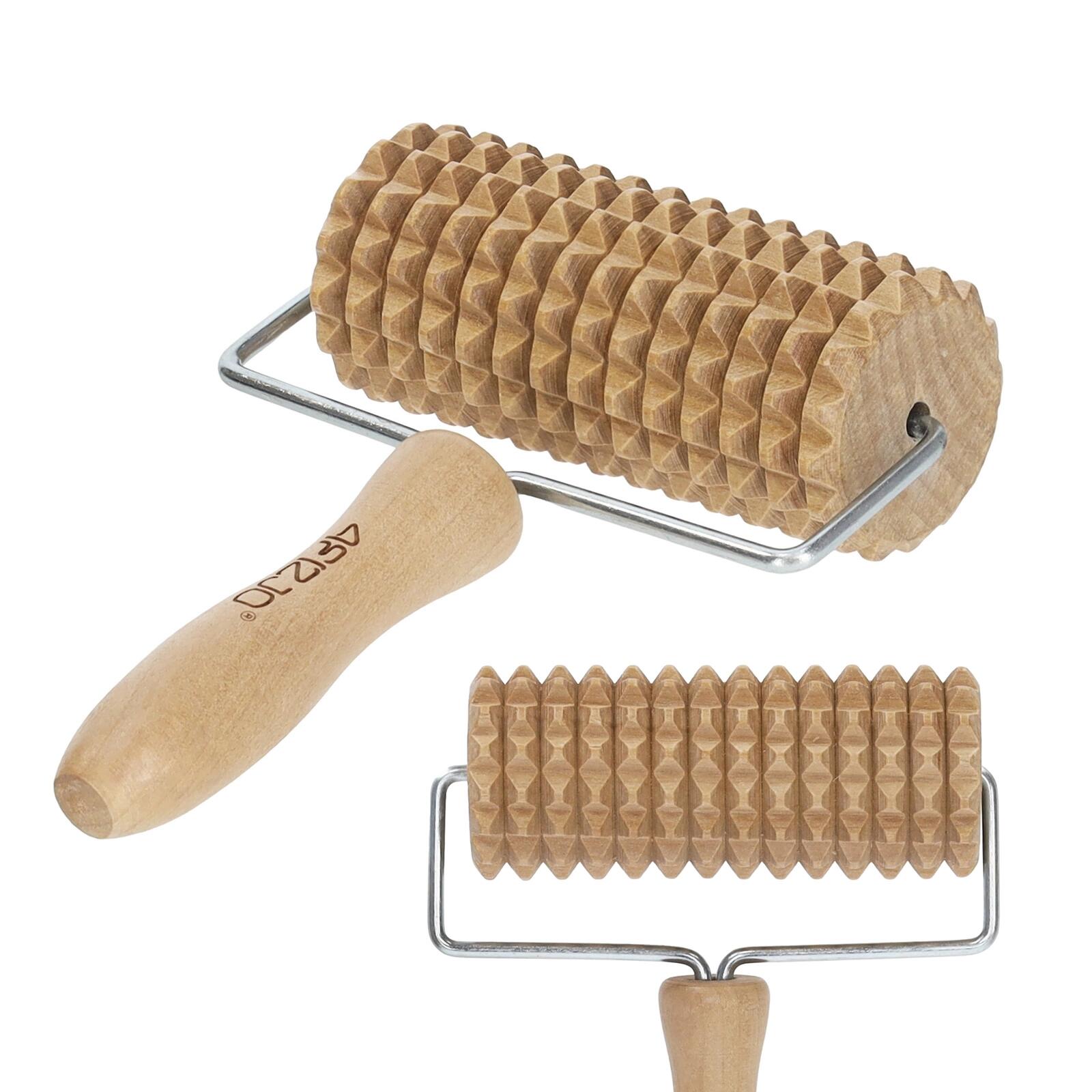 Profilierter Holz Massageroller für den Körper, Anti-Cellulite 4FIZJO groß 6/7