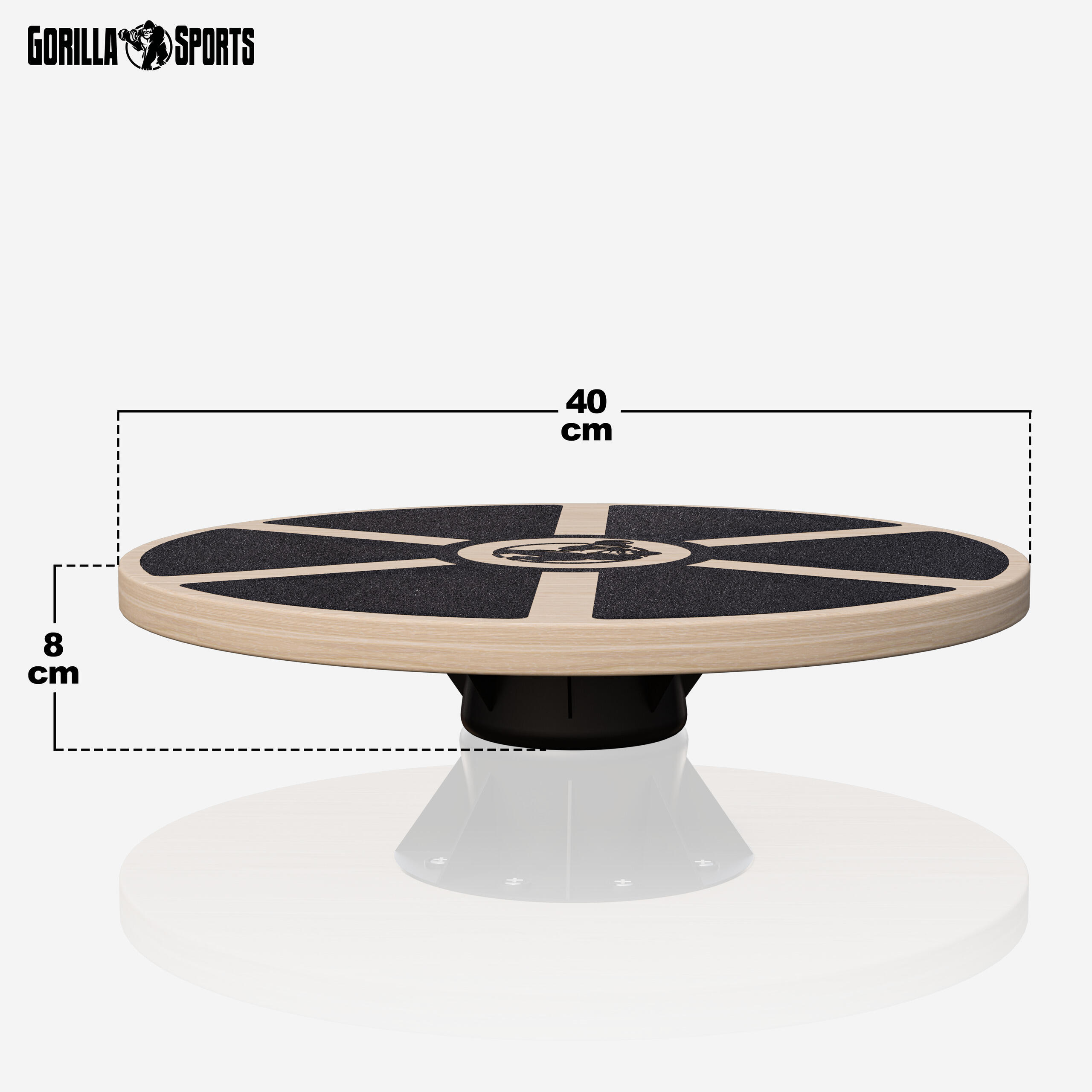 Balance Board - Bois, Antidérapant Planche Equilibre, Yoga Fitness Balance Board 5/7