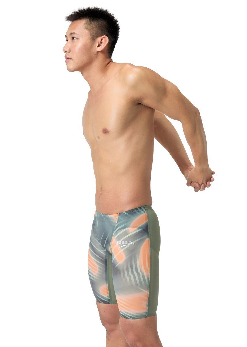 Speedo Fastskin LZR Pure Valor 2.0 Jammer - Verde Country / Pesca - Taglia 18 2/6