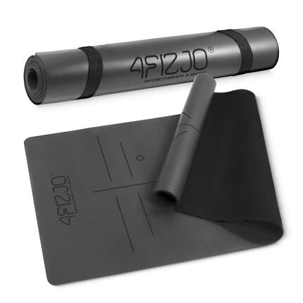 Yogamatte PU Trainingsmatte Rutschfest Gymnastikmatte 4FIZJO