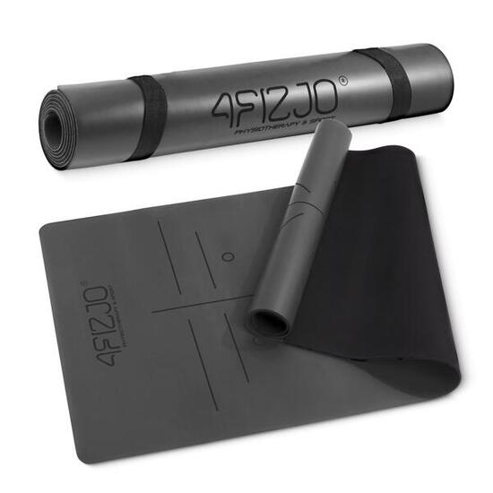 Mata do ćwiczeń antypoślizgowa 4FIZJO PU 4 mm