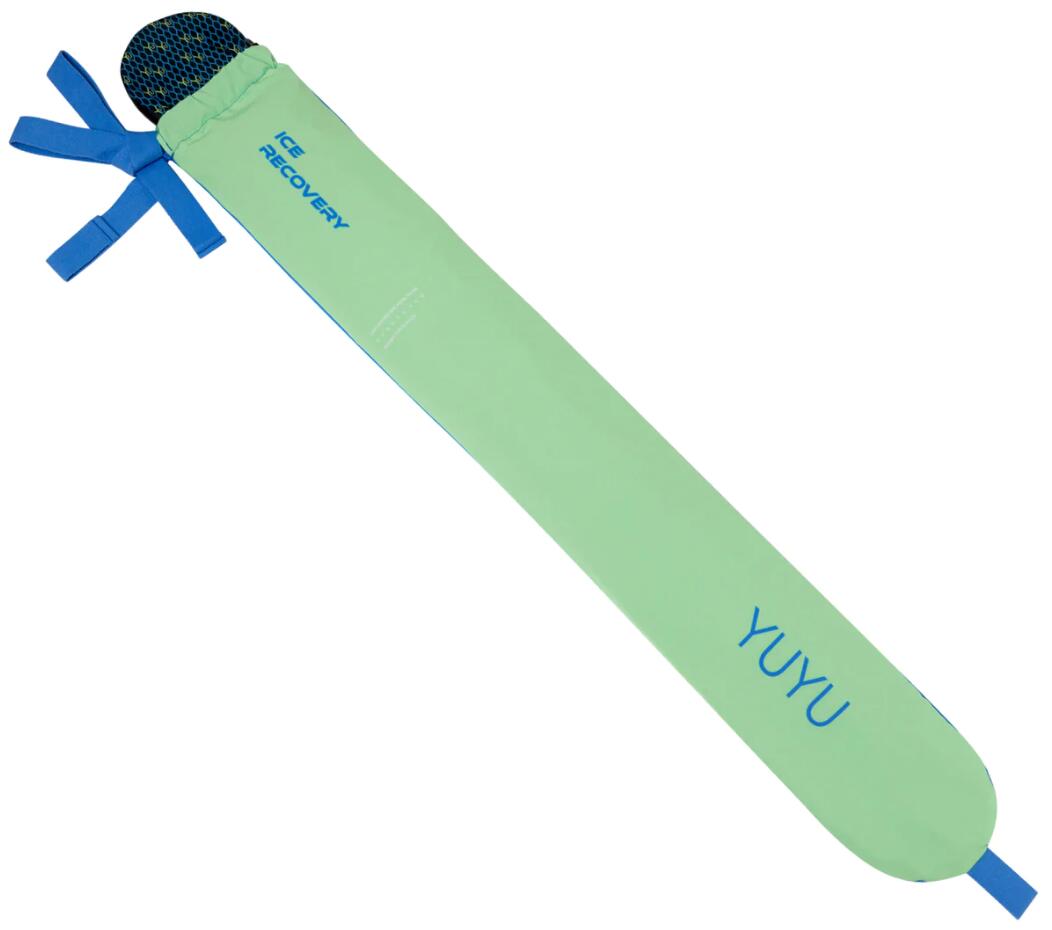 Longue poche de froid à congeler avec housse imperméable YUYU ICE, Bleu & Vert 2/4